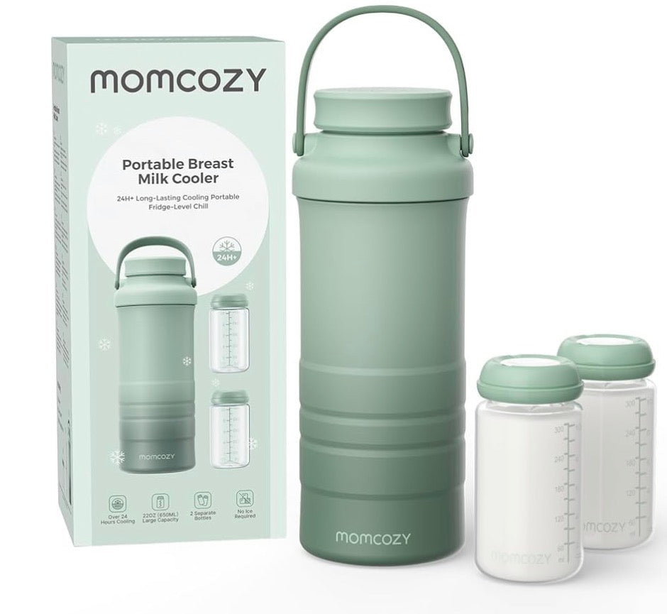 NEW Momcozy 22oz Portable Baby Bottle Cooler for Outdoor