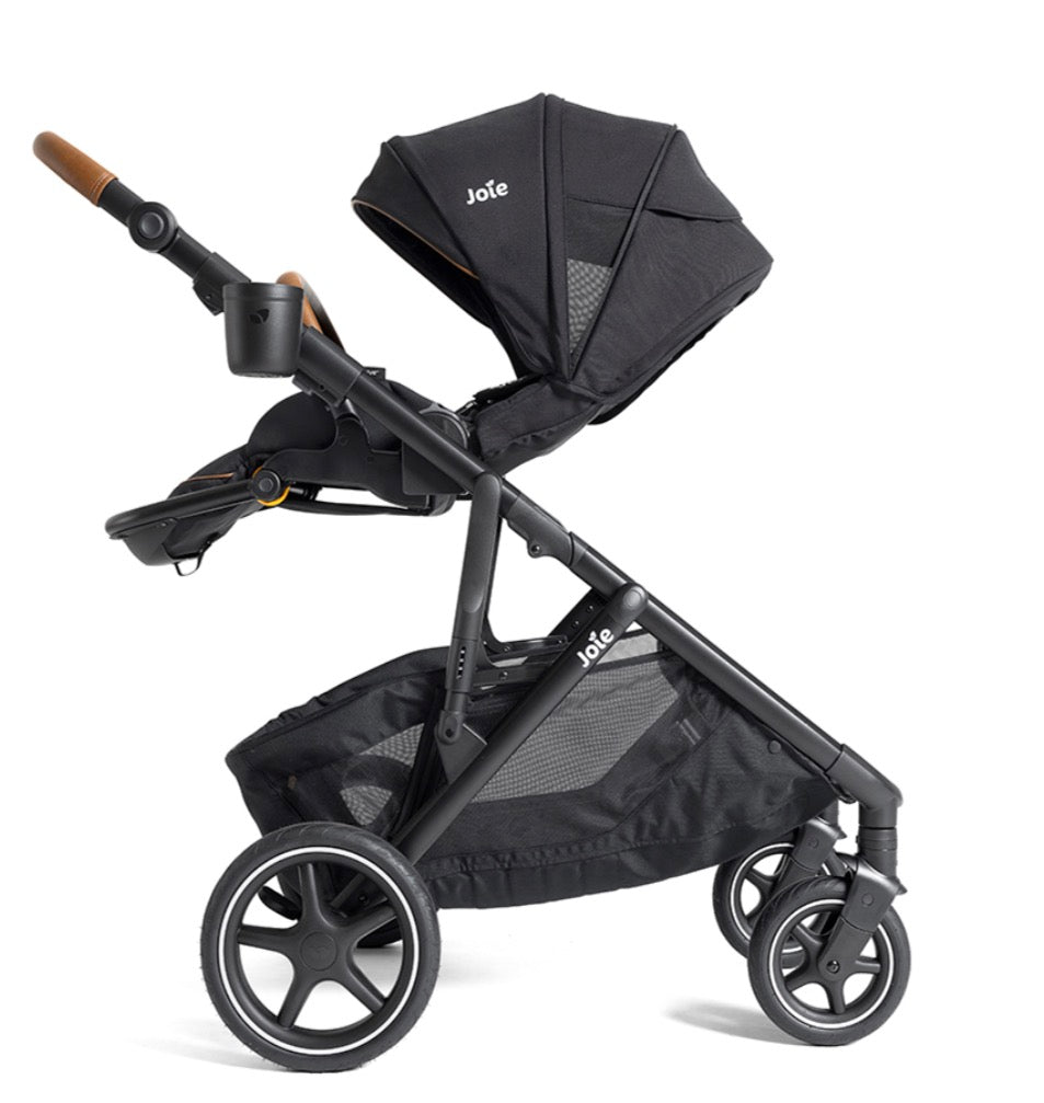 NEW Joie Chive Single to Double Stroller in Shale