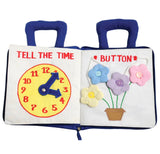 NEW Soft Skills My Quiet Book Sensory Activity Cloth Book Blue - Me n Mommy To Be