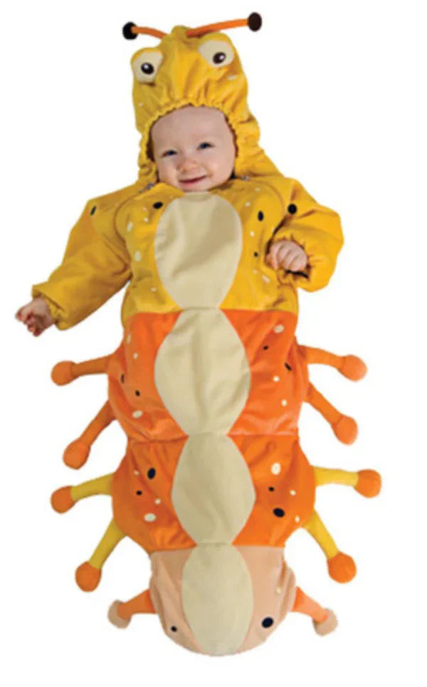 NEW Rubie's Caterpillar Bunting Costume Orange sz 0-9m - Me n Mommy To Be