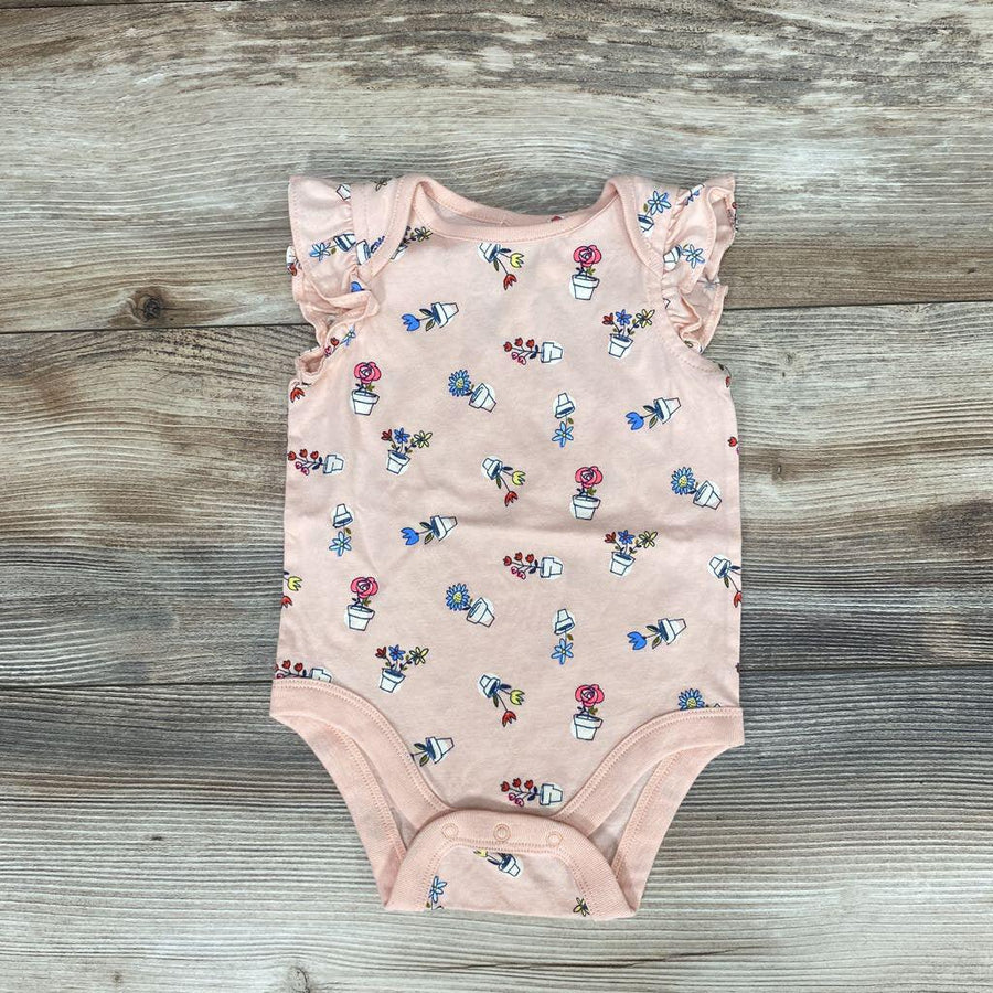 BabyGap NEW SS Bodysuit Flowers Sz 3-6m - Me 'n Mommy To Be