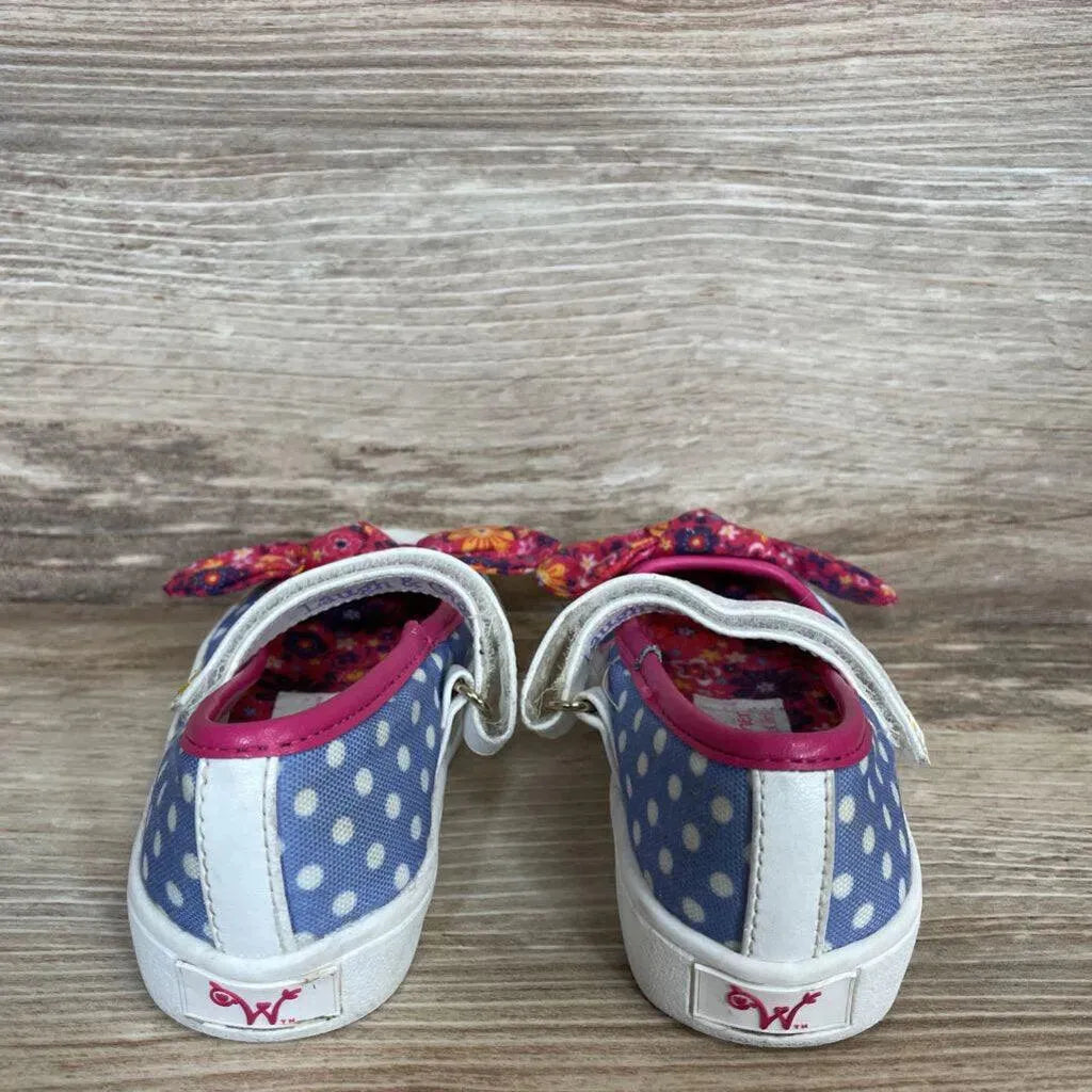 American Girl Wellie Wishers Polks Dot Shoes sz 5c - Me 'n Mommy To Be