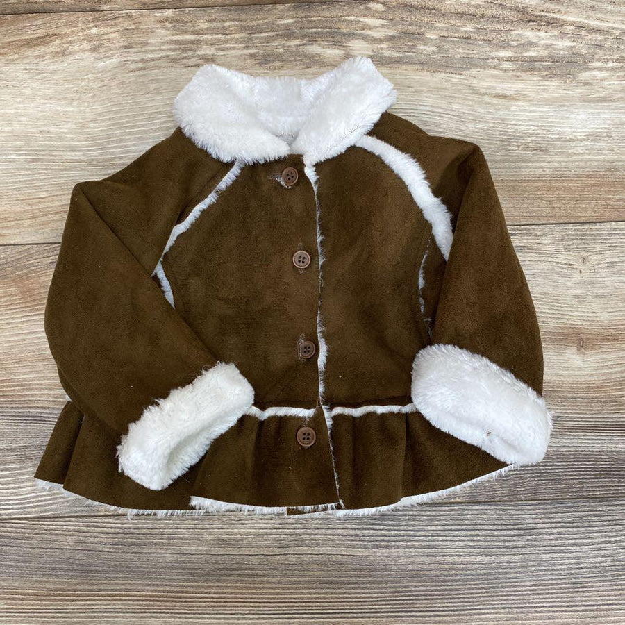 MLife Faux Fur Coat sz 0-3M - Me 'n Mommy To Be