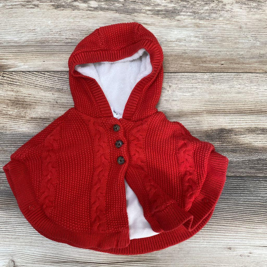 Carter's Hooded Sweater Poncho sz 3m - Me 'n Mommy To Be