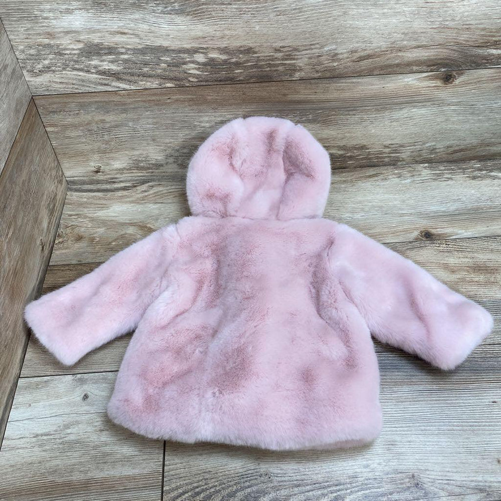 NEW Hanna Andersson Faux Fur Hooded Coat sz 6-12m - Me 'n Mommy To Be