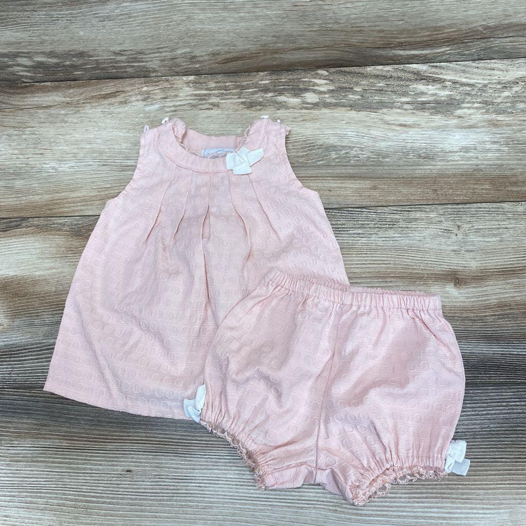 Heirlooms 2pc Sleeveless Top & Shorts sz 6-9m - Me 'n Mommy To Be