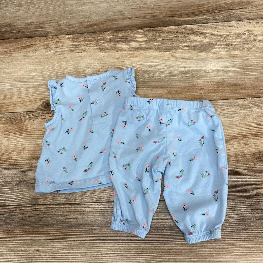 Just One You 2pc Floral Top & Pants Set sz 3m - Me 'n Mommy To Be