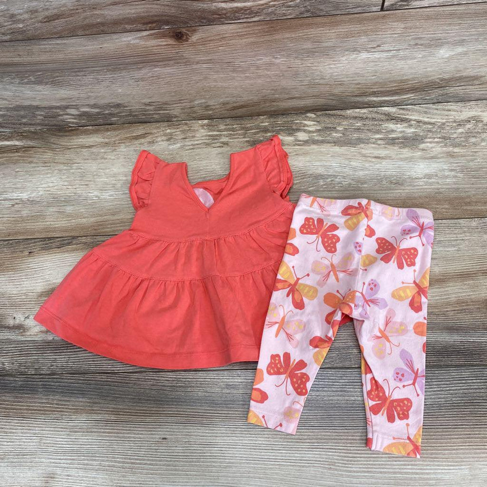 Just One You 2pc Butterfly Top & Leggings sz 6m - Me 'n Mommy To Be