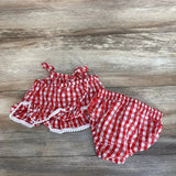Cat & Jack 2Pc Gingham Top & Bloomers sz 0-3M - Me 'n Mommy To Be