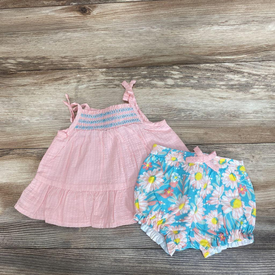 Catherine Malandrino 2Pc Smocked Top & Shorts sz 0-3M - Me 'n Mommy To Be