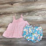 Catherine Malandrino 2Pc Smocked Top & Shorts sz 0-3M - Me 'n Mommy To Be