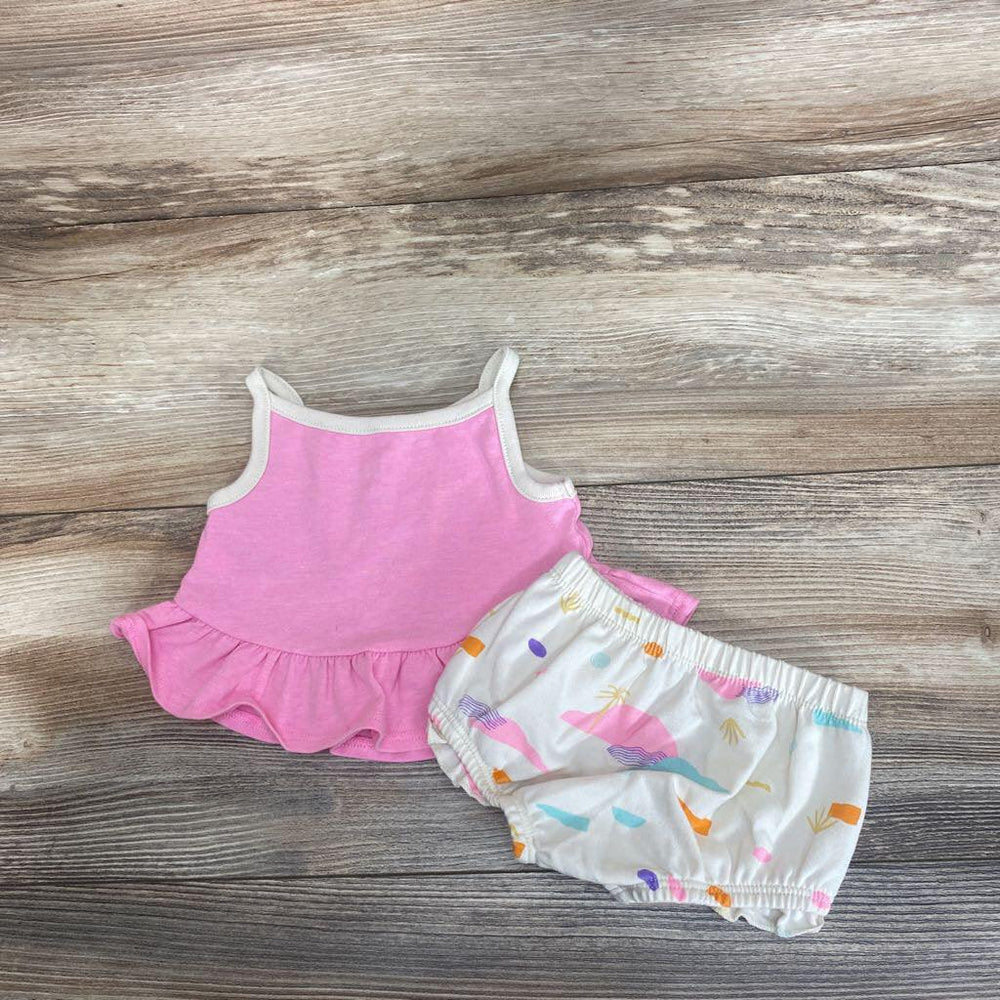 Cat & Jack 2pc Beach Baby Top & Bloomers sz NB - Me 'n Mommy To Be