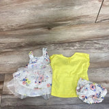 Wonder Nation 3pc Floral Dress Set sz 0-3M - Me 'n Mommy To Be