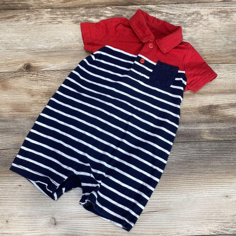 BabyGap Polo Striped Shortie Romper sz 18-24m - Me 'n Mommy To Be