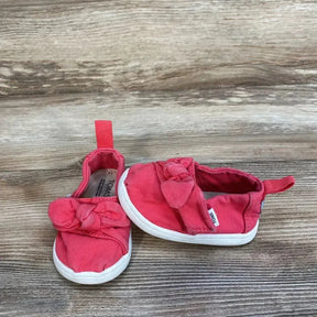 Toms Tiny Alpargata Shoes in Raspberry sz 4c - Me 'n Mommy To Be