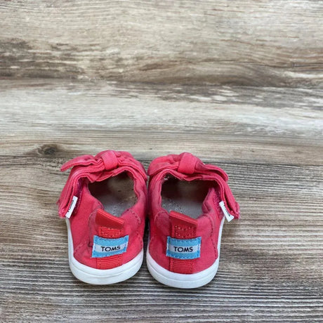 Toms Tiny Alpargata Shoes in Raspberry sz 4c - Me 'n Mommy To Be