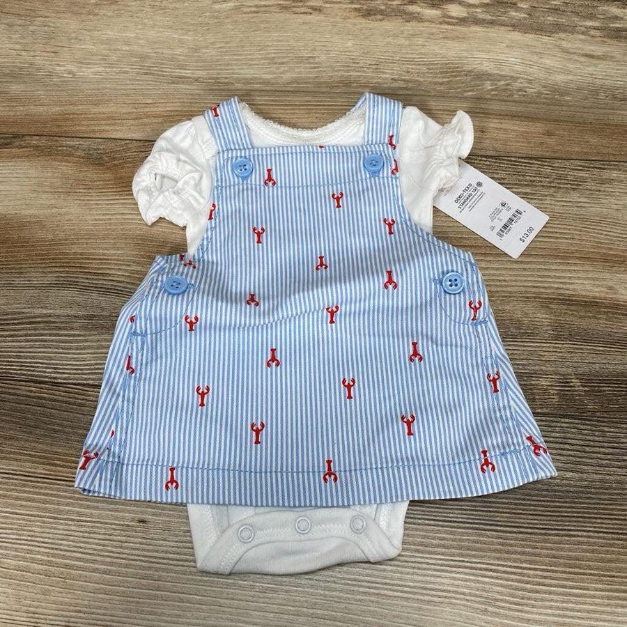 NEW Just One You 2pc Bodysuit & Striped Dress sz NB - Me 'n Mommy To Be
