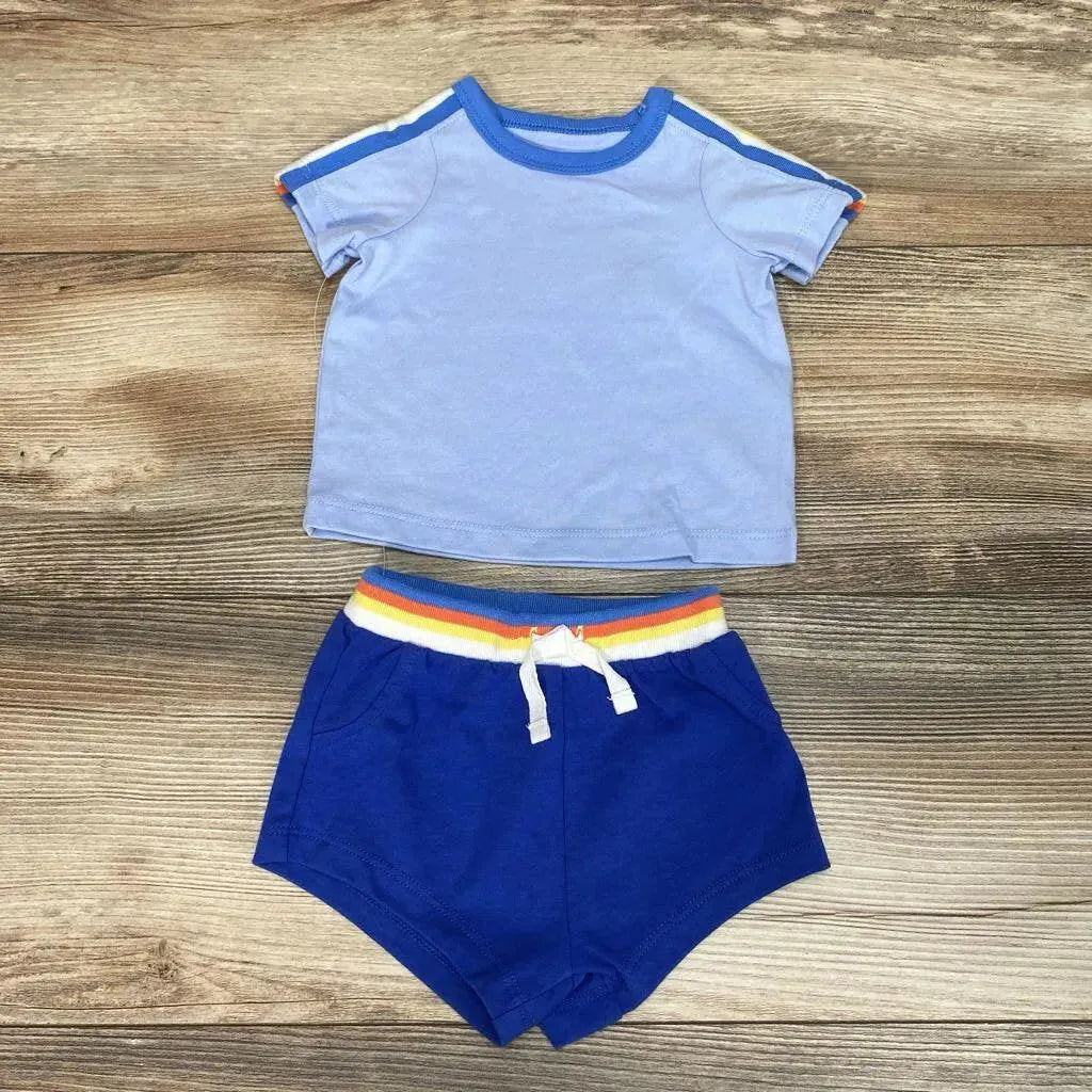 NEW Cat & Jack 2pc Shirt & Shorts sz 0-3m - Me 'n Mommy To Be