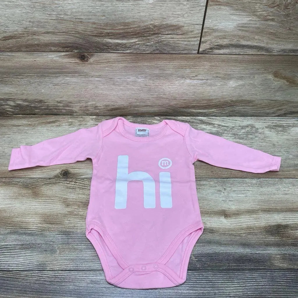 M&M's Hi Bodysuit sz 6m - Me 'n Mommy To Be