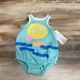 NEW Cat & Jack Beach Applique Romper sz 0-3m - Me 'n Mommy To Be