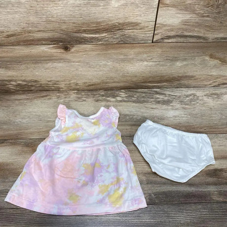 Cat & Jack 2pc Tie-Dye Dress & Bloomers sz 0-3M - Me 'n Mommy To Be