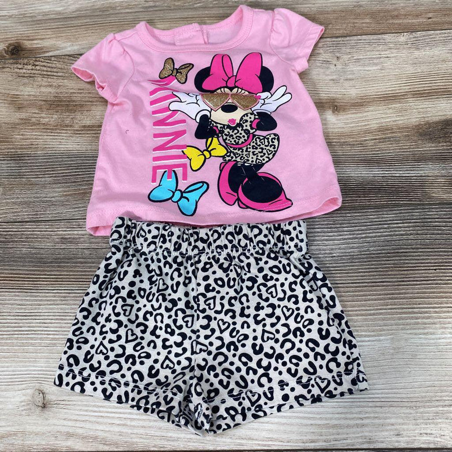 Disney Baby 2pc Minnie Mouse Shirt & Shorts sz 0-3m - Me 'n Mommy To Be