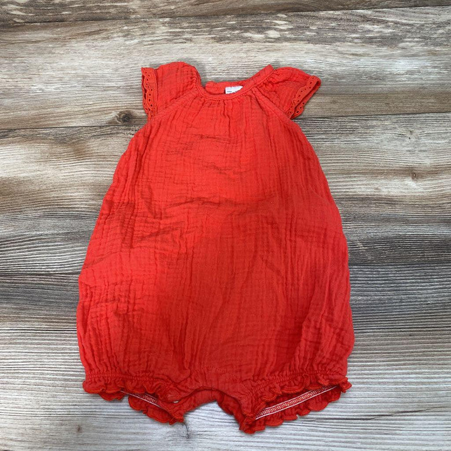 Just One You Muslin Shortie Romper sz 6m - Me 'n Mommy To Be