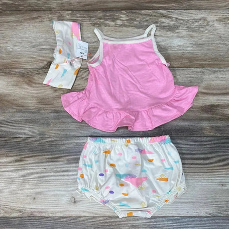 NEW Cat & Jack 3pc Beach Baby Set sz 12m - Me 'n Mommy To Be