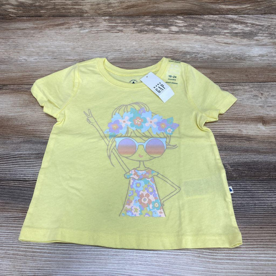 NEW BabyGap Floral Girl Shirt sz 18-24m - Me 'n Mommy To Be