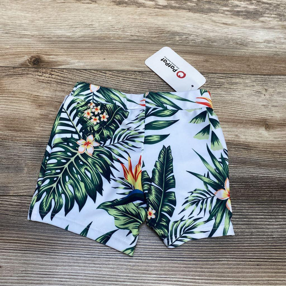 NEW Pat Pat Tropical Floral Swim Shorts sz 6-9m - Me 'n Mommy To Be