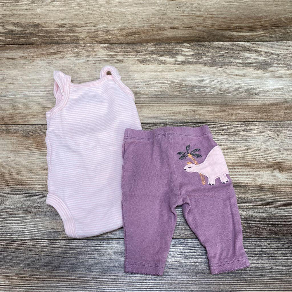 Carter's 2Pc Striped Bodysuit & Pants sz NB - Me 'n Mommy To Be