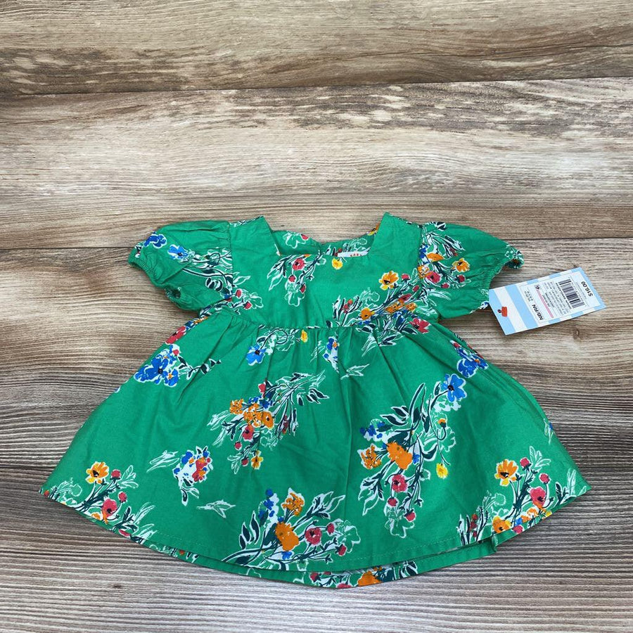 NEW Cat & Jack Floral Short Sleeve Dress sz Newborn - Me 'n Mommy To Be