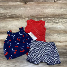 NEW Just One You 3pc Cherries Bodysuit Set sz 3m - Me 'n Mommy To Be