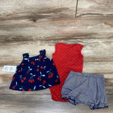 NEW Just One You 3pc Cherries Bodysuit Set sz 3m - Me 'n Mommy To Be