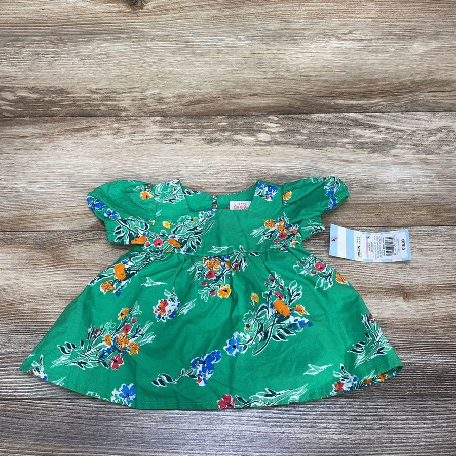 NEW Cat & Jack 2pc Floral Short Sleeve Dress sz Newborn - Me 'n Mommy To Be