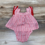 NEW Cat & Jack Tassel Trim Striped Romper sz NB - Me 'n Mommy To Be