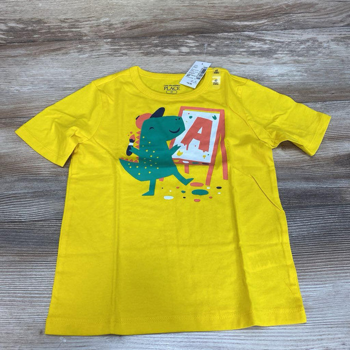 Children's Place NEW Art T-Rex Graphic T-Shirt Sz 4T - Me 'n Mommy To Be