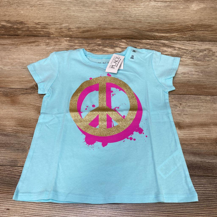 NEW Children's Place Peace Sign T-Shirt sz 4T - Me 'n Mommy To Be