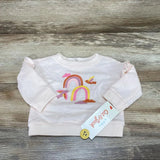 NEW Cat & Jack Rainbow Sweatshirt sz NB - Me 'n Mommy To Be