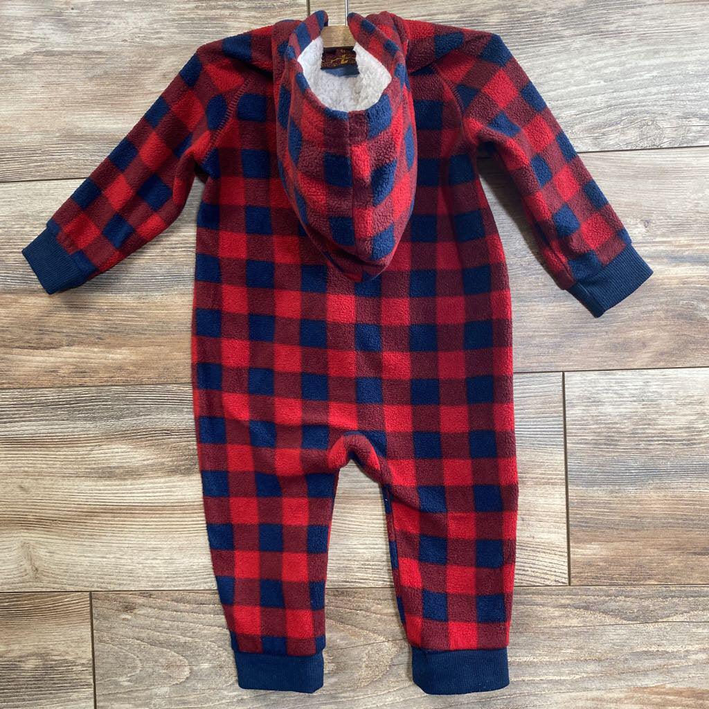 7 For All Mankind Hooded Fleece Coverall sz 12M - Me 'n Mommy To Be