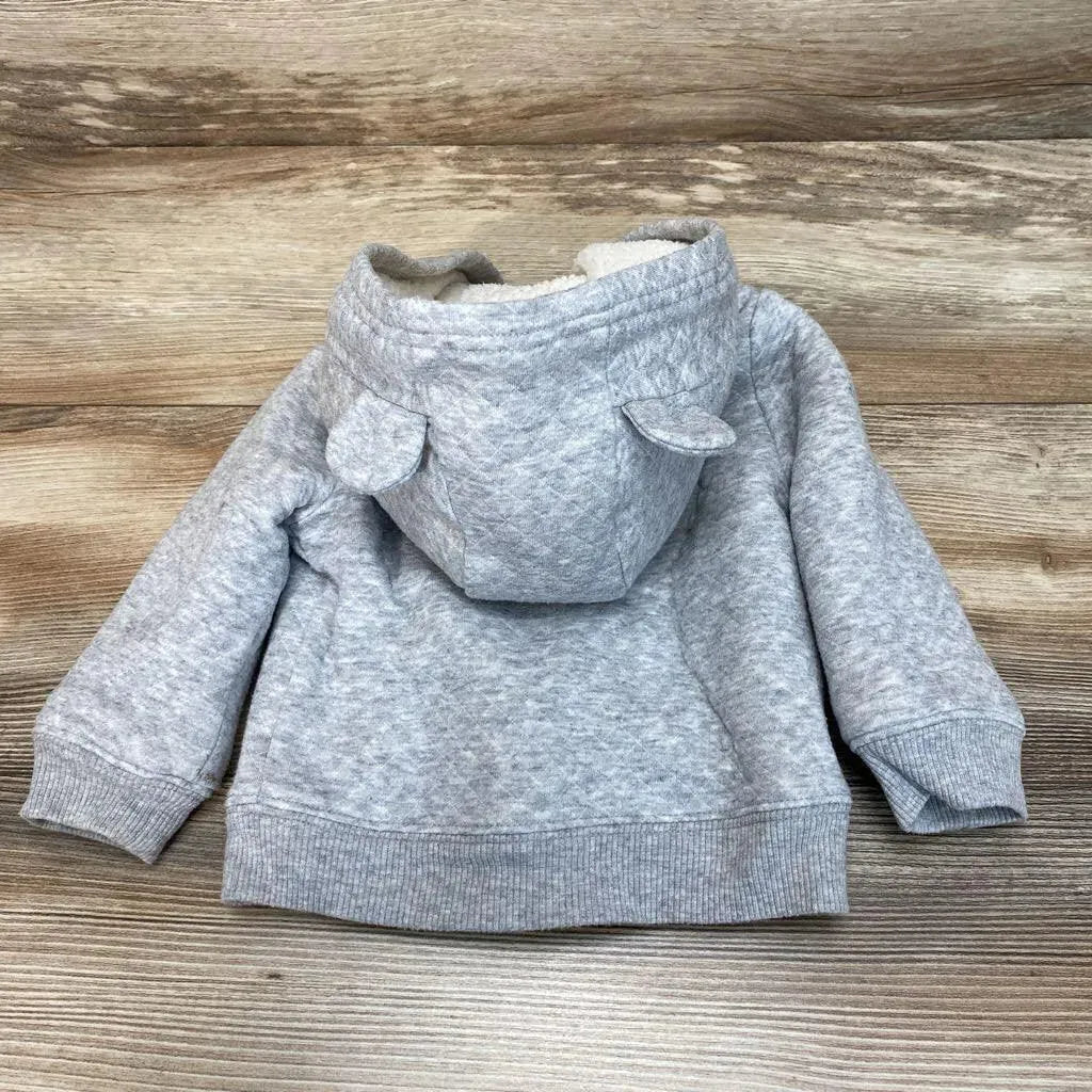 Simple Joys Full Zip Sherpa Lined Hoodie sz 6-9m - Me 'n Mommy To Be