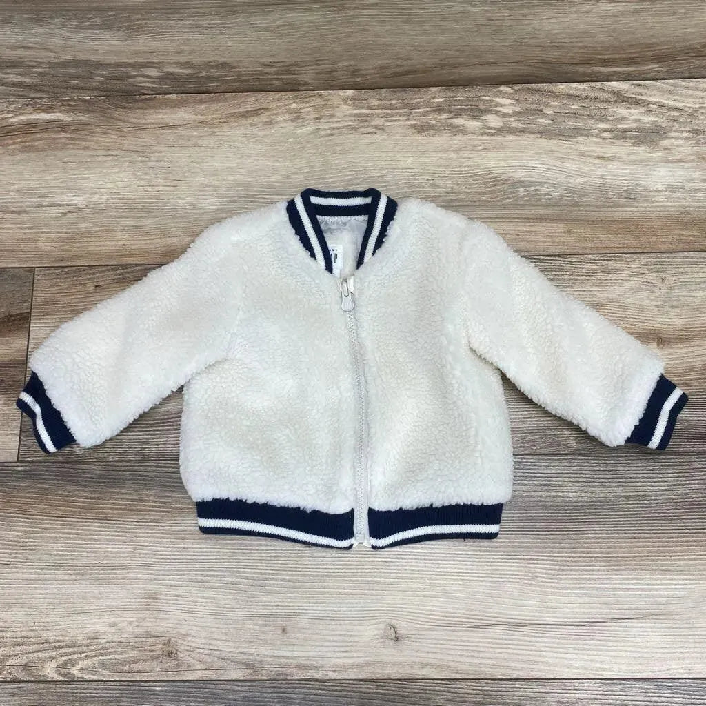 BabyGap Sherpa Jacket sz 6-12m - Me 'n Mommy To Be