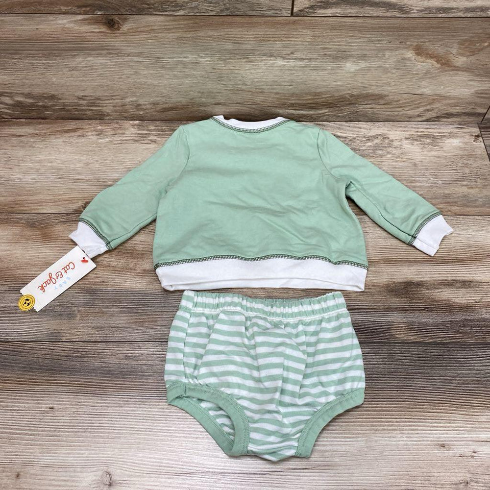 NEW Cat & Jack 2pc Slow Down Sweatshirt & Bottoms sz 6-9m - Me 'n Mommy To Be