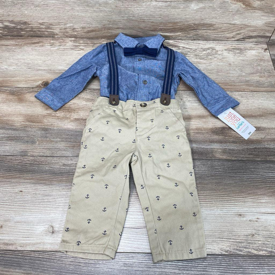 NEW Just One You 3Pc Suspender Outfit sz 6m - Me 'n Mommy To Be