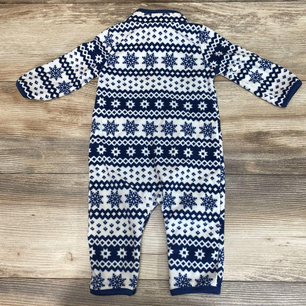 Carter's Snowflake Fleece Coverall sz 6m - Me 'n Mommy To Be