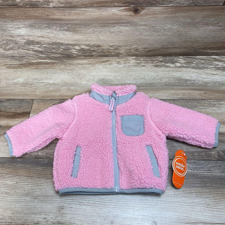 NEW Wonder Nation Sherpa Jacket sz 0-3m - Me 'n Mommy To Be