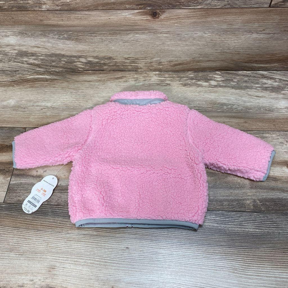 NEW Wonder Nation Sherpa Jacket sz 0-3m - Me 'n Mommy To Be