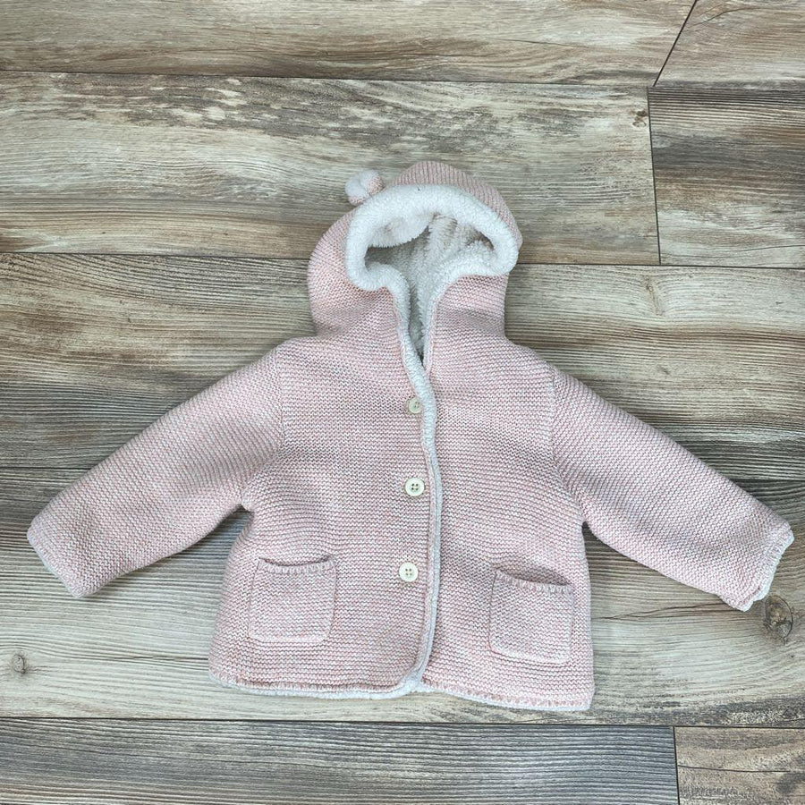 Baby Gap Hooded Sherpa Cardigan sz 6-12M - Me 'n Mommy To Be