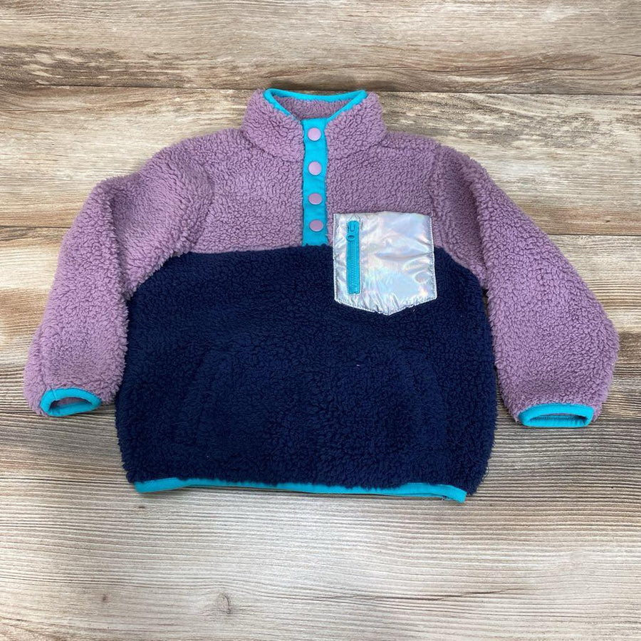 Andy & Evan Colorblock Sherpa Pullover sz 2T - Me 'n Mommy To Be