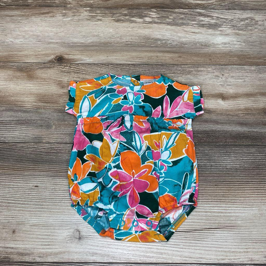 Carter's Floral Bubble Romper sz Newborn - Me 'n Mommy To Be